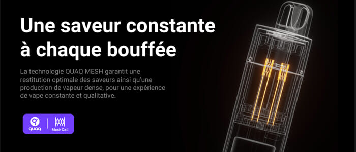 technologie de chauffe quaq par la marque elfbar